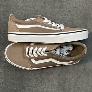 Vans Tan Sneakers with White Accents